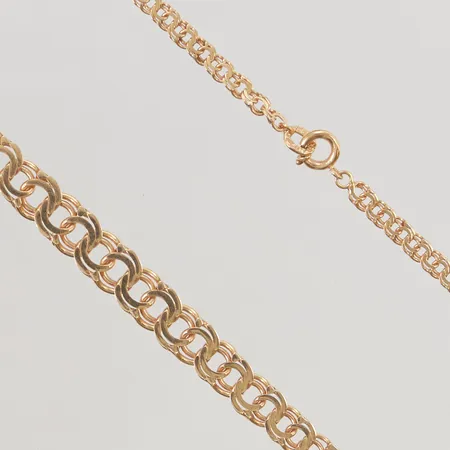 Collier Bismarck 44cm, bredd:3-7mm, 18K 10,8g.