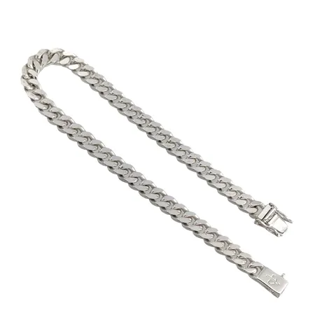 Armband Pansar, silver 925/1000, Balestra Italien, längd 21 cm, bredd 5,5 mm, tjocklek 2,7 mm, fint skick Vikt: 21 g