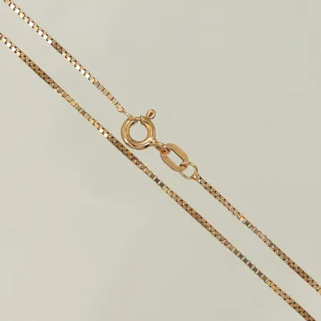 Kedja venezia 45cm bredd 1mm GHA 9K Vikt: 1,8 g
