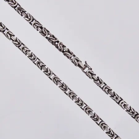 Kedja Kejsarlänk längd: ca 65cm bredd: ca 6mm 925/1000 silver Vikt: 103,6 g