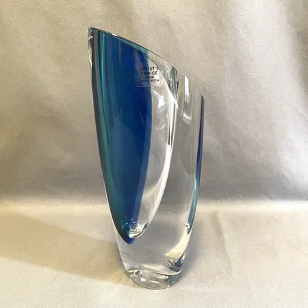 Vas, Saraband, Seaside, Göran Wärff för Kosta boda, höjd ca 28cm, nr: 7049809, mindre repor, signerad, etikettmärkt.