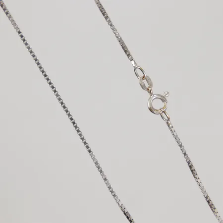 Kedja Venezia 39cm, bredd 1mm, vitguld 18K Vikt: 4,9 g