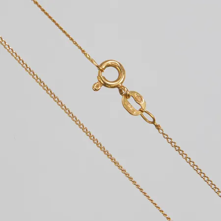 Kedja Pansar, längd 51,5cm, bredd 0,8mm, Balestra, 18K. Vikt: 1,7 g