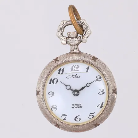 Mormorsur/fickur Nilax manuell ca Ø20mm, spricka i glas, Silver 925/1000