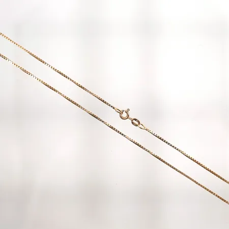 Kedja Venezia längd 51cm bredd 1mm 18k 4,8g Vikt: 4,8 g