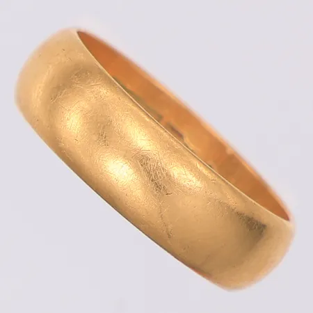 Ring slät stl 16¾, gravyr, Johnsson & Co N 1962, 18K Vikt: 4,7 g