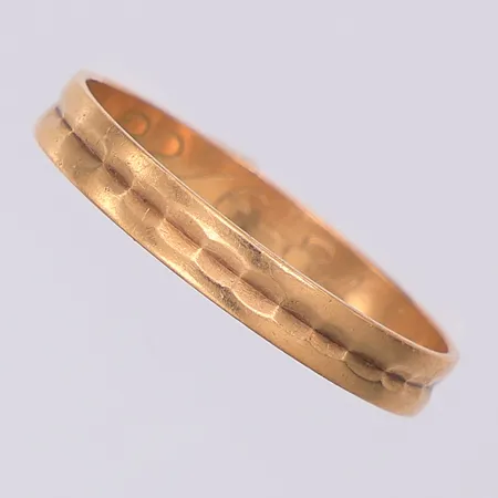 Ring mönstrad stl 17, gravyr, Guldkedjan Gk AB 1984, 18K Vikt: 1,3 g