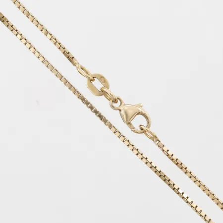 Kedja Venezia, längd: 61cm, bredd: 1mm, Italien, 18K guld Vikt: 6,5 g