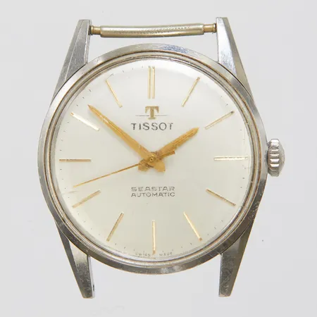 Herrur Tissot Seastar Automatic, Ø33mm, stål, repigt plexiglas, saknar ett bandstift samt länk/armband