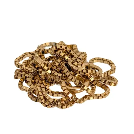 Halskedja Venezia, 18K guld, defekt Vikt: 1,9 g