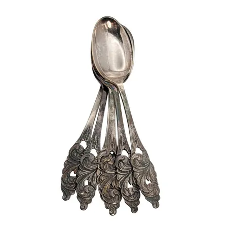 Kaffeskedar, 6 stycken, silver 830/1000, Norge, längd omkring 11,5 cm, bruksskick Vikt: 63,5 g