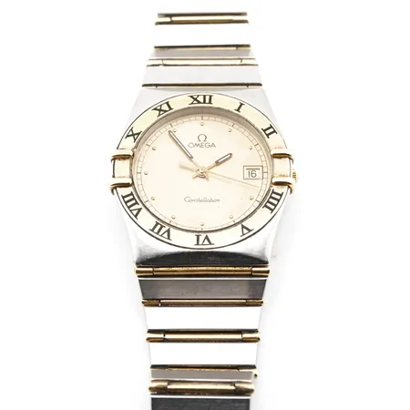 Herrur Omega Constellation, 32mm, quartz, innermått 19cm, inga tillbehör