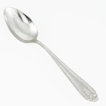 12 kaffeskedar i silver (830/1000) av modellen Vasa. Längd 122 mm. Vikt: 170,6g. Bruksskick. Namngravyr på en av skedarna.