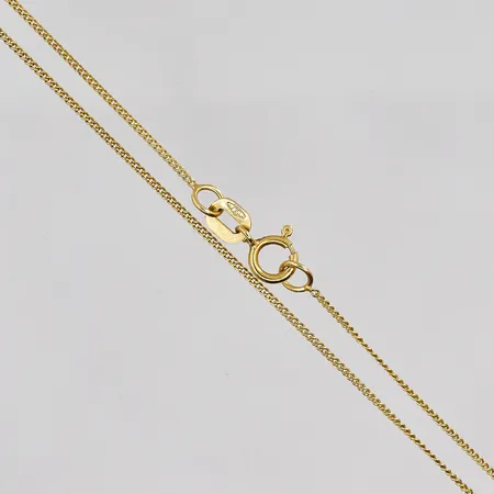 Kedja Pansar, 43cm, bredd 0,9mm, 18K Vikt: 1,3 g