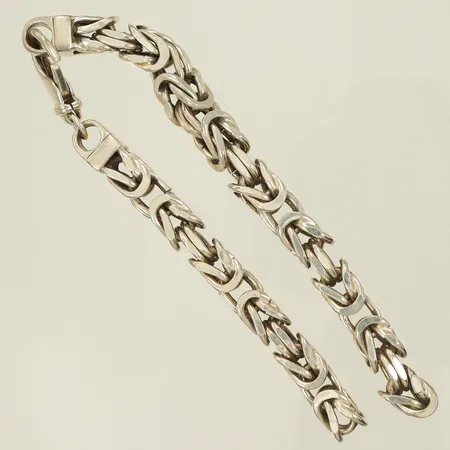 Armband kejsare 21cm bredd 7mm, trasig av, 925/1000-delar 21,7g