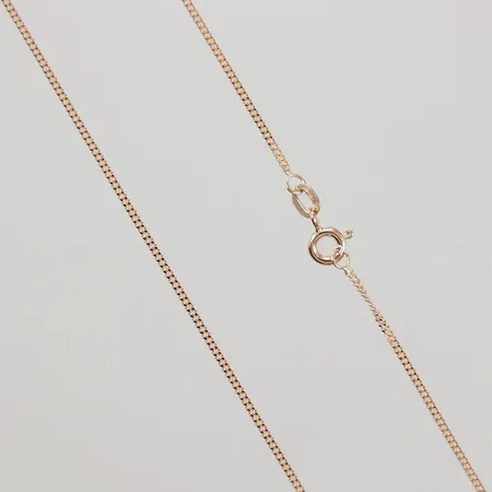 Kedja Pansar 38cm, bredd 1,2mm, GHA, 18K, Vikt: 2,3 g