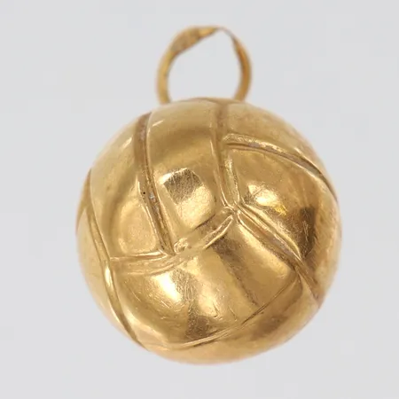 Hänge boll, Ø15mm, ihålig 18K.  Vikt: 1,8 g