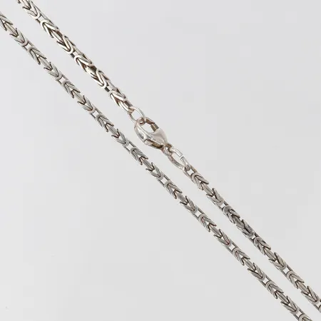 Kedja Kejsar, längd 59cm, bredd 2,2mm, Silver 925/1000.  Vikt: 17,1 g