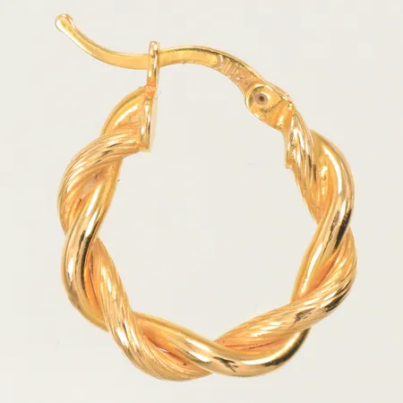 Udda örhänge Øca19,5mm bredd 3,6mm 21K  Vikt: 2 g