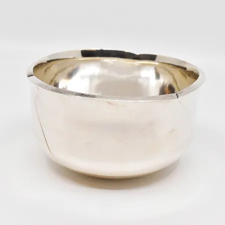 Skål, Ø 12cm, höjd ca 6cm, tillverkare Karlheinz Sauer, silver 925/1000 Vikt: 488,1 g