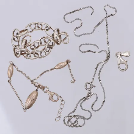 Diverse defekt Silver 925/1000 Vikt: 14,1 g