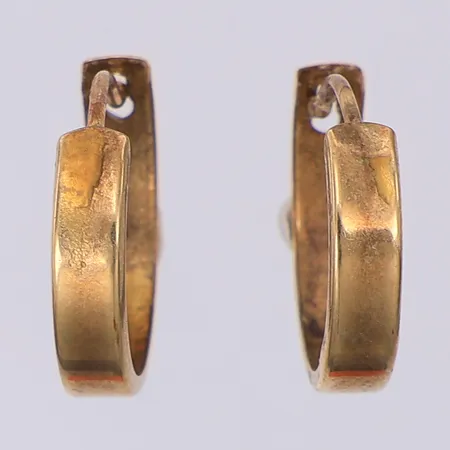 Örhängen creoler ca 13,8mm, 9K Vikt: 0,5 g