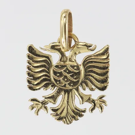 Hänge, längd inkl ögla ca 22mm, bredd ca 16mm, 14K Vikt: 1,7 g