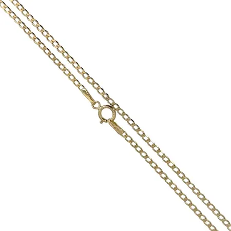 Halskedja Pansar, 14K guld, längd 45,0 cm, bredd 1,5 mm, fint skick Vikt: 1,9 g