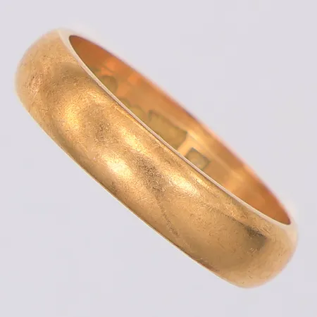 Ring slät stl 16½, gravyr, Fritz Olsson AB 1969, 18K Vikt: 4,3 g