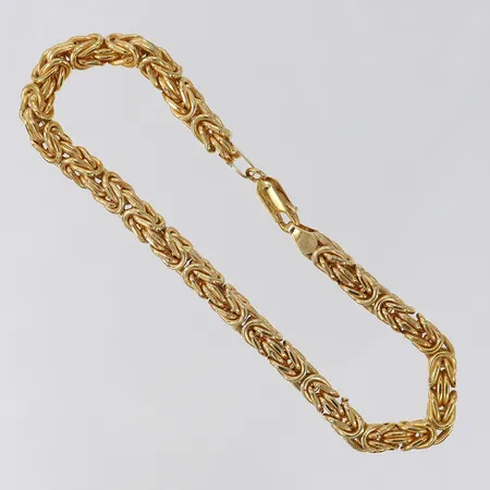 Armband Kejsarlänk, längd 21cm, bredd ca 5mm, 18K Vikt: 16,9 g