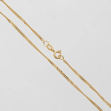 Kedja Pansar, längd: 42,2cm, bredd: 1,6mm, GHA, 18K Vikt: 4,2 g