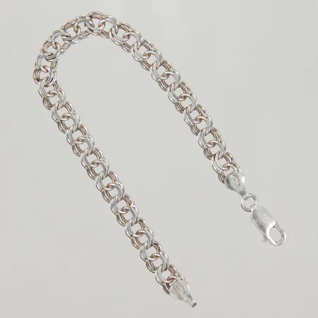 Armband Bismarck 18cm, bredd 7mm, 925/1000 silver Vikt: 8,6 g