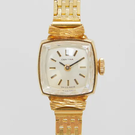 Damur Certina 18K manuell 15,1mm boettnr: 0410 007 887635 guldlänk 18K bruttovikt 26,4g