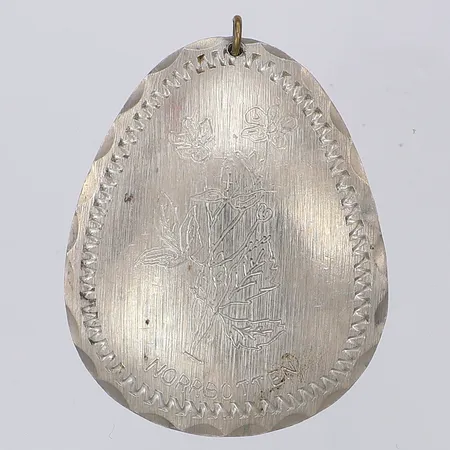 Hänge blomma Norrbotten ca 57mm, SWÅ 1976, Tenn