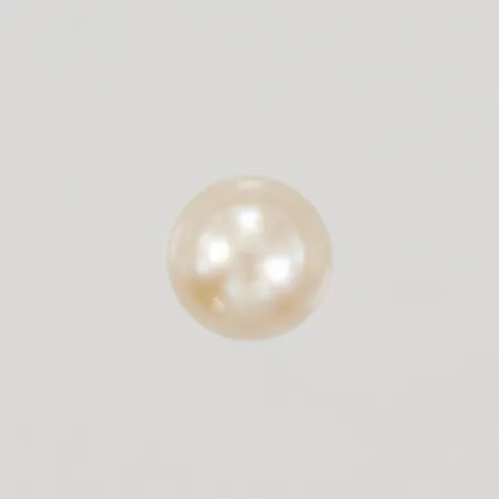 Udda örhänge med odlad pärla Ø6,7mm, stift, stopp saknas, 18K,  Vikt: 0,6 g