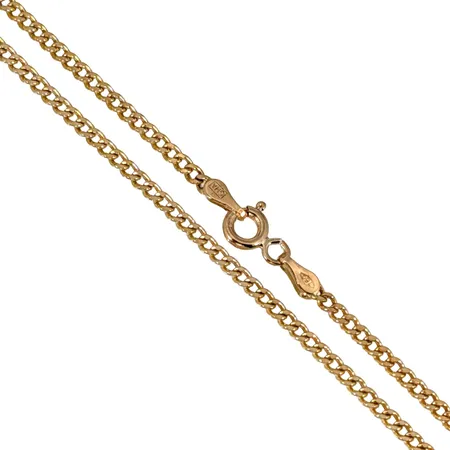 Halskedja Pansar, 18K guld, Guldfynd (GHA), längd 43,0 cm, bredd 2 mm, fint skick Vikt: 3 g