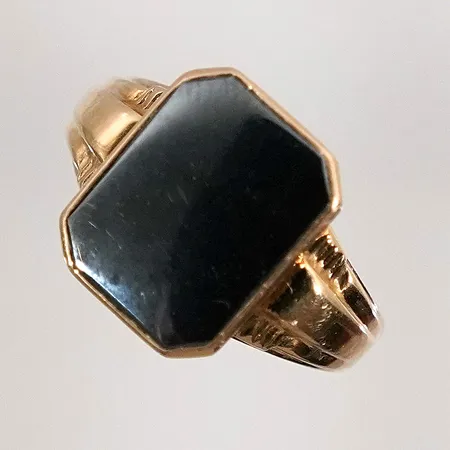 Klackring Stl 21½ bredd 14,6mm - 2,1mm 18k 4,9g Vikt: 4,9 g