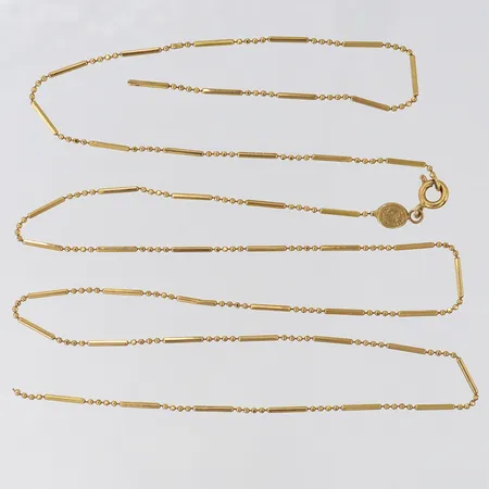 Kedja, defekt, 18K Vikt: 5,5 g