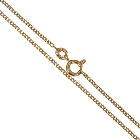 Halskedja Pansar, 18K guld, UnoAerre Italien, svensk kontrollstämpel, längd 47,0 cm, bredd 1,3 mm Vikt: 3,2 g