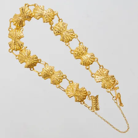 Armband, defekt, buckligt, 21K Vikt: 6 g