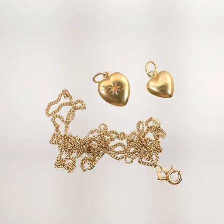 Diverse guld defekt klämskadat 18k 5,4g Vikt: 5,4 g