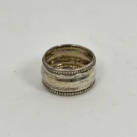 Servettring Ø25mm, bredd 15mm, gravyr, repor, buckla, 800/1000S,