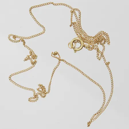 Kedja, defekt, trasig, 14K Vikt: 1,5 g