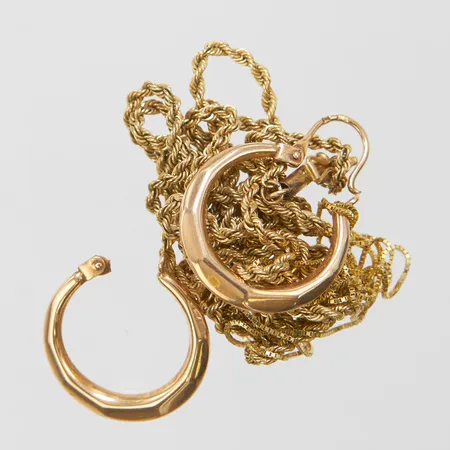 Diverse guld, skadat, 14K Vikt: 14,1 g