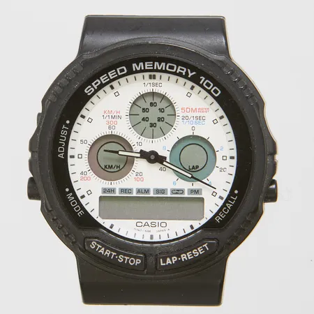 Herrur Casio plast quartz, ref: AW-20, modul: 384, saknar band, batteribyte