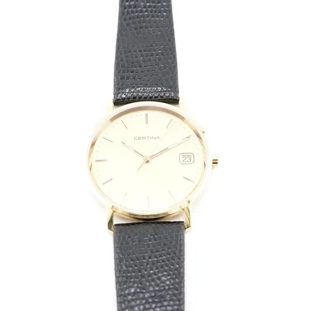 Herrur Certina, quartz, 33mm, 18k inga tillbehör, fint skick