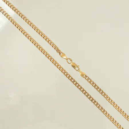 Halskedja pansar 50cm bred 3,5mm, 18K Vikt: 10,3 g