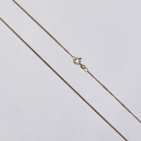 Kedja Pansar längd: ca 70cm bredd: ca 1,5mm förgylld sliten 925/1000 silver Vikt: 3,8 g