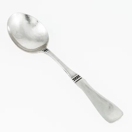 12 moccaskedar i silver (830/1000) av modellen Uppsala. Längd 101 mm. Vikt: 110,1g.