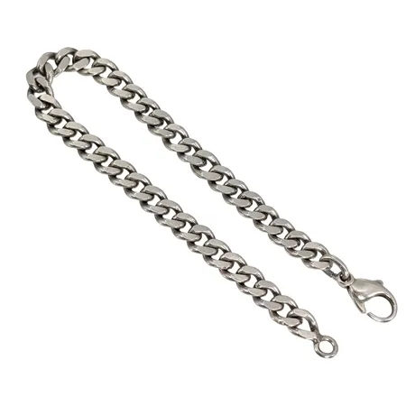 Armband Pansar, silver 925/1000, längd 20 cm, bredd 6 mm, tjocklek 2,8 mm Vikt: 18,6 g